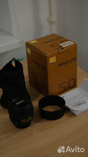 Объектив nikkor 50mm f/1.4G AF-S
