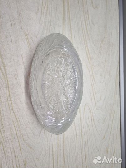 Советский салатник ладья хрусталь, СССР