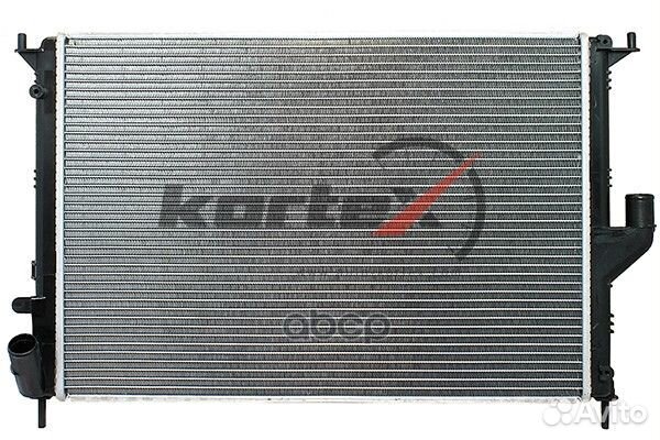 Радиатор renault logan 08- (мкпп)(+AC) 584x410x