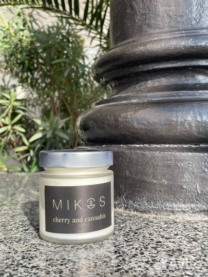 Ароматическая свеча ручной работы