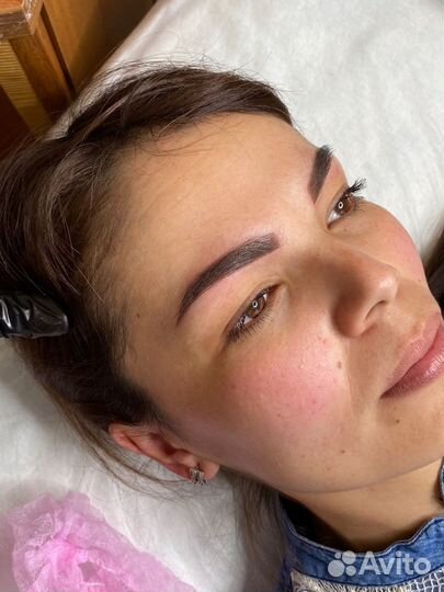 Пудровые бровки/межресничка/стрелка