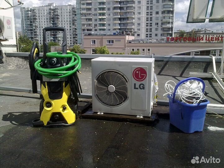 Чистка ремонт заправка обслуживание сплит системы