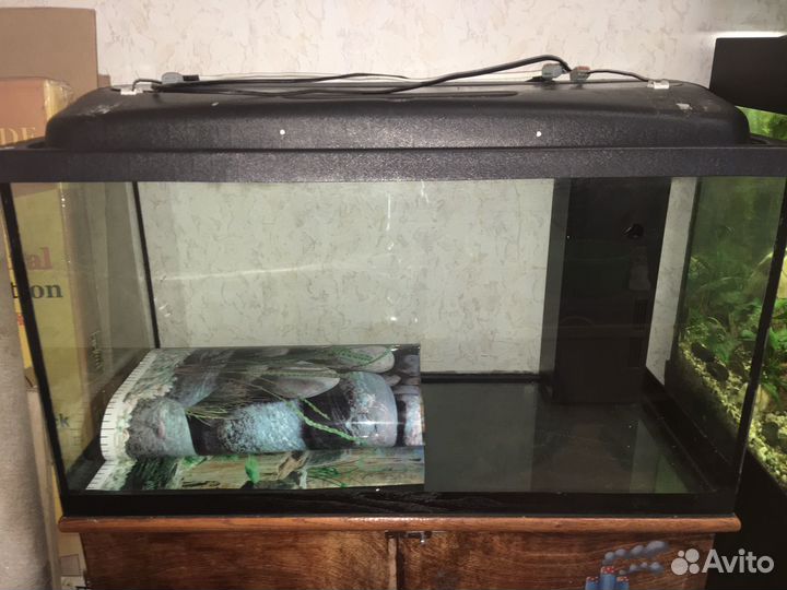 Аквариум 120 литров с тумбой