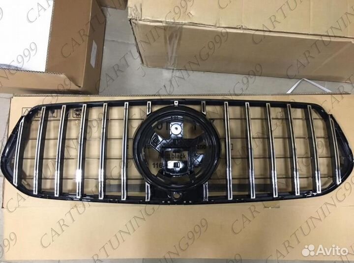 Решетка радиатора AMG GT Mercedes GLE 167 хром