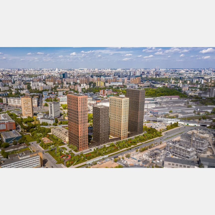 Квартира-студия, 25,5 м², 22/38 эт.