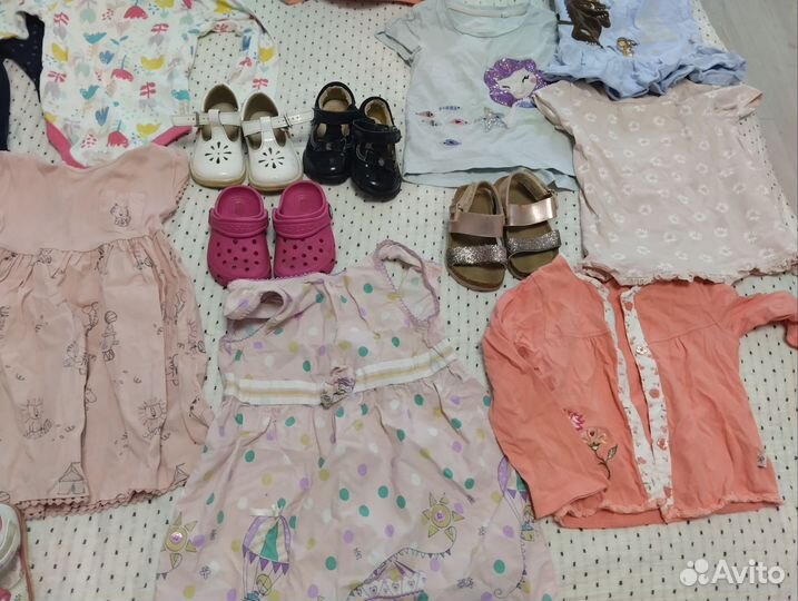 2 пакета вещей для девочки от 6 месяцев -1,5 года