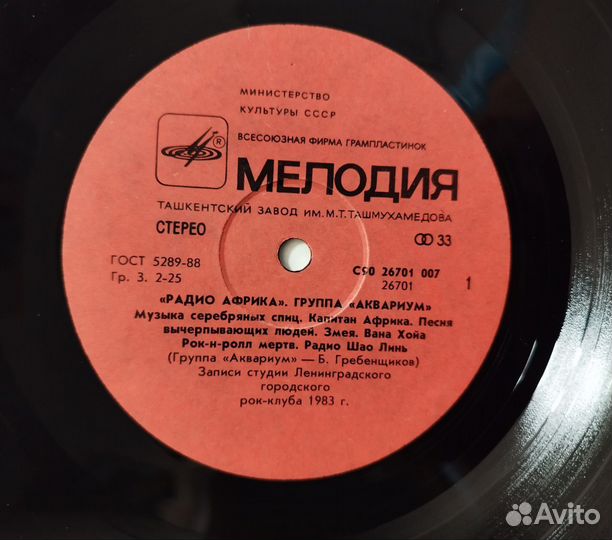 Виниловые пластинки