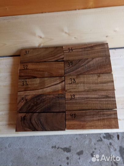 Заготовки орех для рукояти ножа. Корни, капы