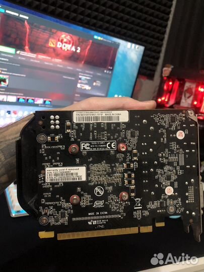 Видеокарта gtx 1050 ti stormx 4gb