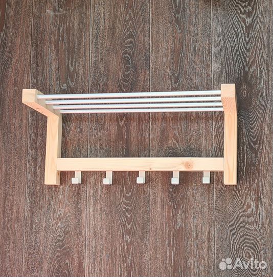 Вешалка в прихожую настенная деревянная