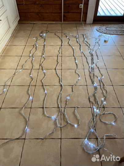 Гирлянда электрическая штора