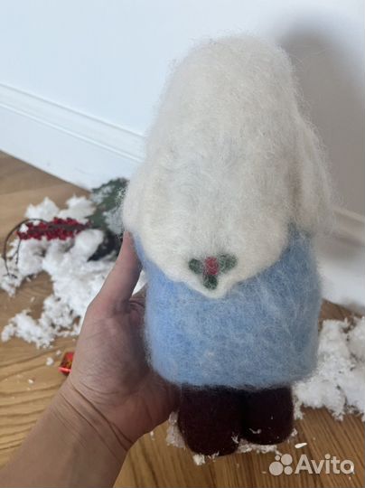 Кукла ручной работы новогодняя