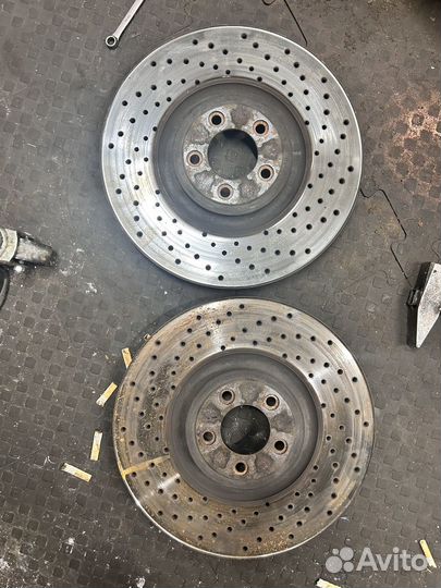 Тормозные диски передние jaguar 380mm