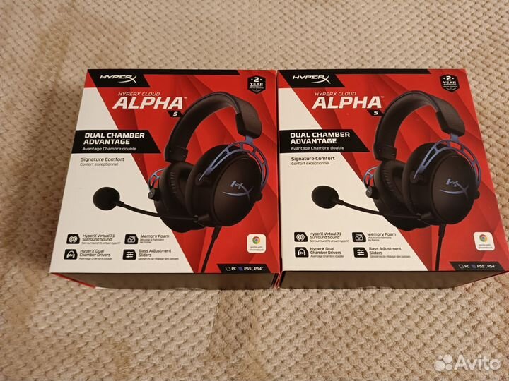Игровая гарнитура HyperX Cloud Alpha S Black/Blue