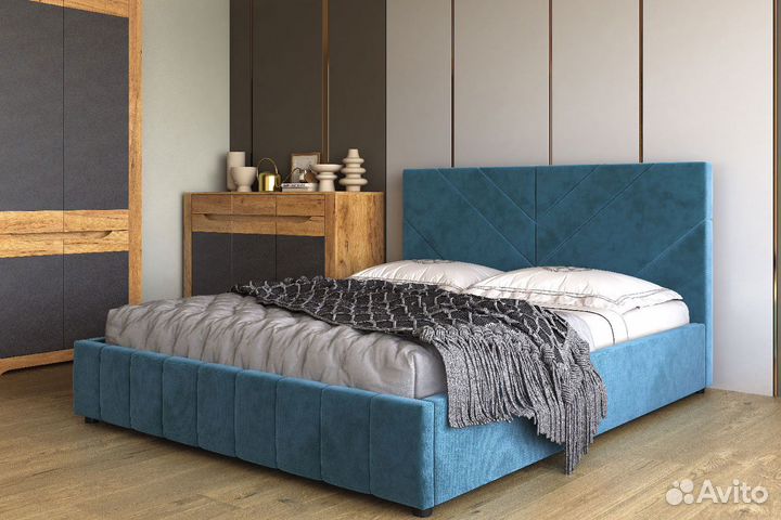 Кровать интерьерная Нельсон Линия с подъемным меха