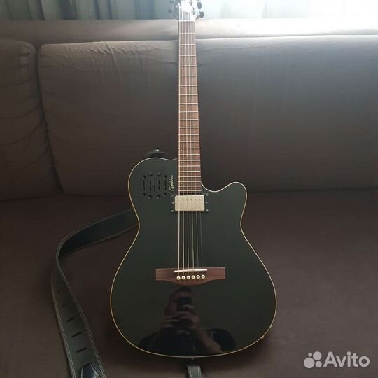 Электроакустическая гитара Godin A6 Ultra Black HG