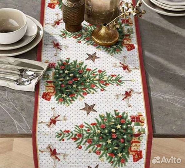 Скатерть дорожка новогодняя