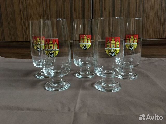 Пивные бокалы Чехословакия времён СССР 0,33 мл