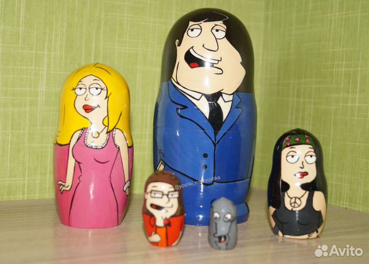 Авторская матрешка, много
