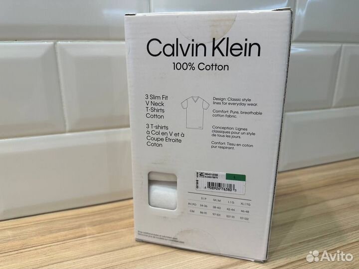 Майки базовые мужские Calvin Klein