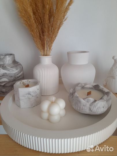 Свечи ручной работы набор