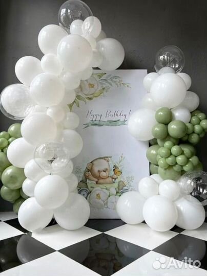 Фотозона из шаров на детский праздник