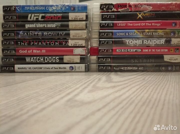 Диски на PlayStation 3