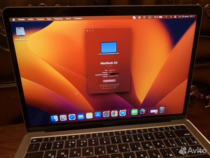 Apple MacBook air 13 2020 m1 8gb 256