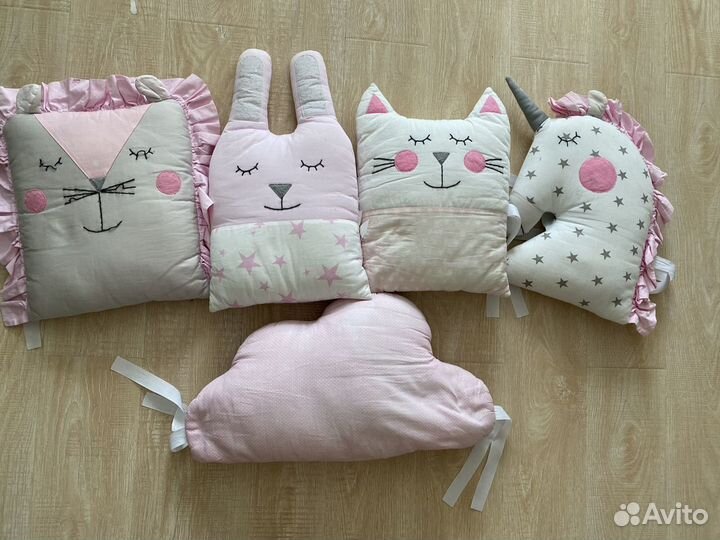 Бортики на детскую кроватку