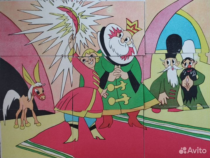 Картонные пазлы периода СССР