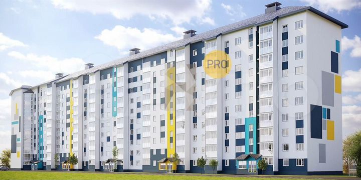 2-к. квартира, 50,9 м², 9/10 эт.