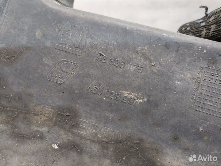 Защита арок (подкрылок) Opel Meriva, 2004