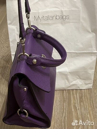 Сумка натуральная кожа бу италия