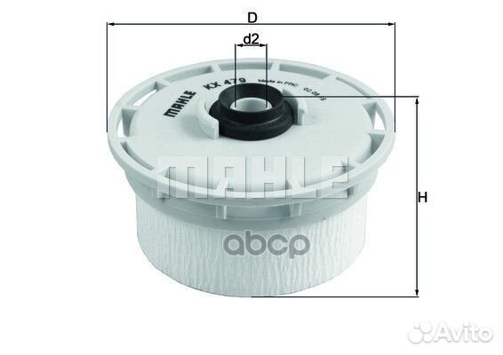 Фильтр топливный KX 479D Mahle/Knecht