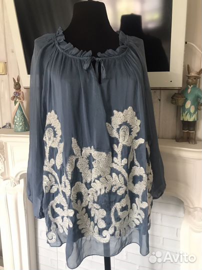 Блузка Италия Шёлк Вискоза 46-48-50