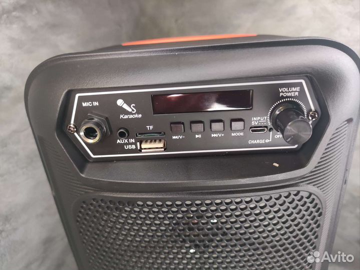 Портативная колонка с микрофоном гарантия