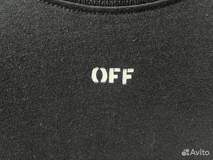 Футболка Off White Premanent с бирками оверсайз