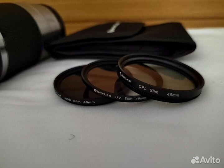 Объектив sony с комплектом фильтров