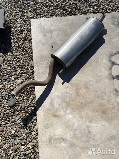 Задняя банка глушителя priora (хэтчбек)