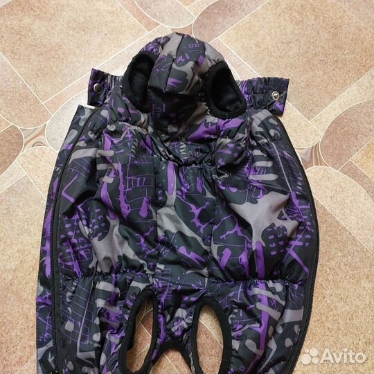 Зимний комбинезон для таксы