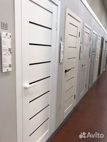 Межкомнатные двери Браво-22 Эко Шпон Стекло: Black