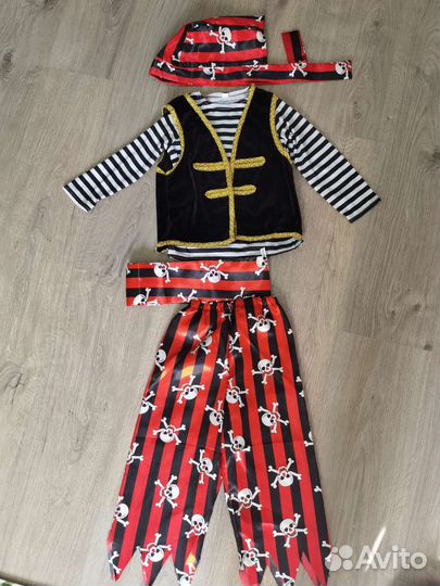 Костюм пирата для мальчика 104 размер в аренду