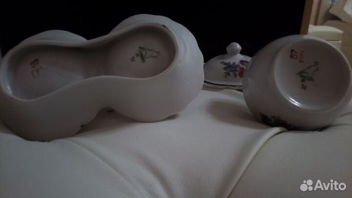 Набор для специй, фарфор Дулево