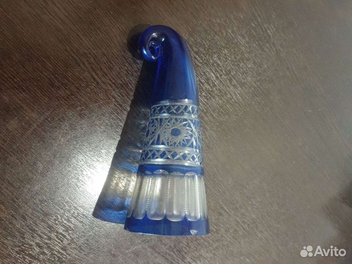 Винтаж: 01676 Бокал рог хрусталь Дятьковский завод