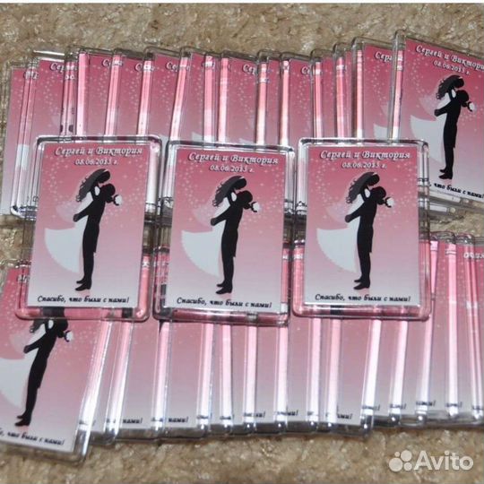 Магниты на свадьбу