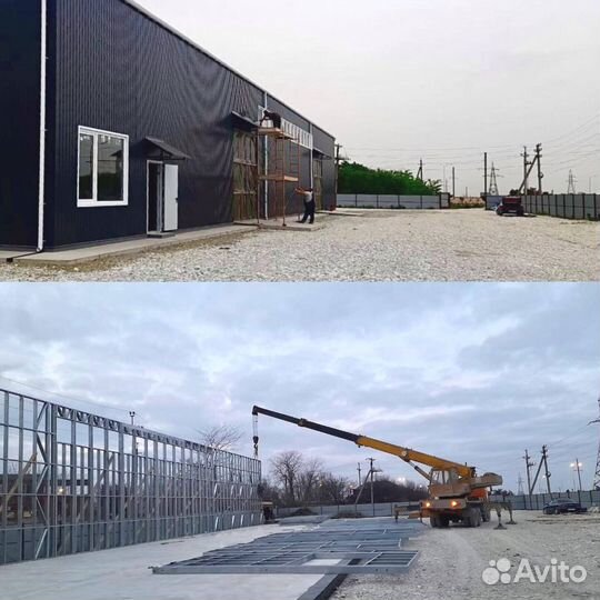 Современные ангары из металла