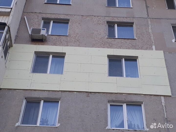 Утепление стен,ремонт межпанельных швов