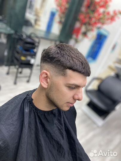 Мужская стрижка машинкой