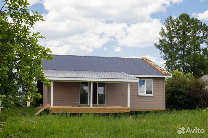 Деревянный домик 88м