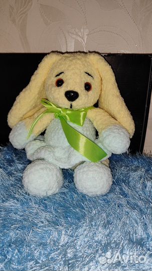 Вязаный зайчик